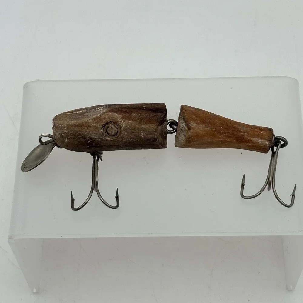 VTG Wooden Jointed Fishing Lure 4